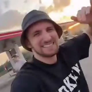 Dancer 2 in the original gas station dance video
